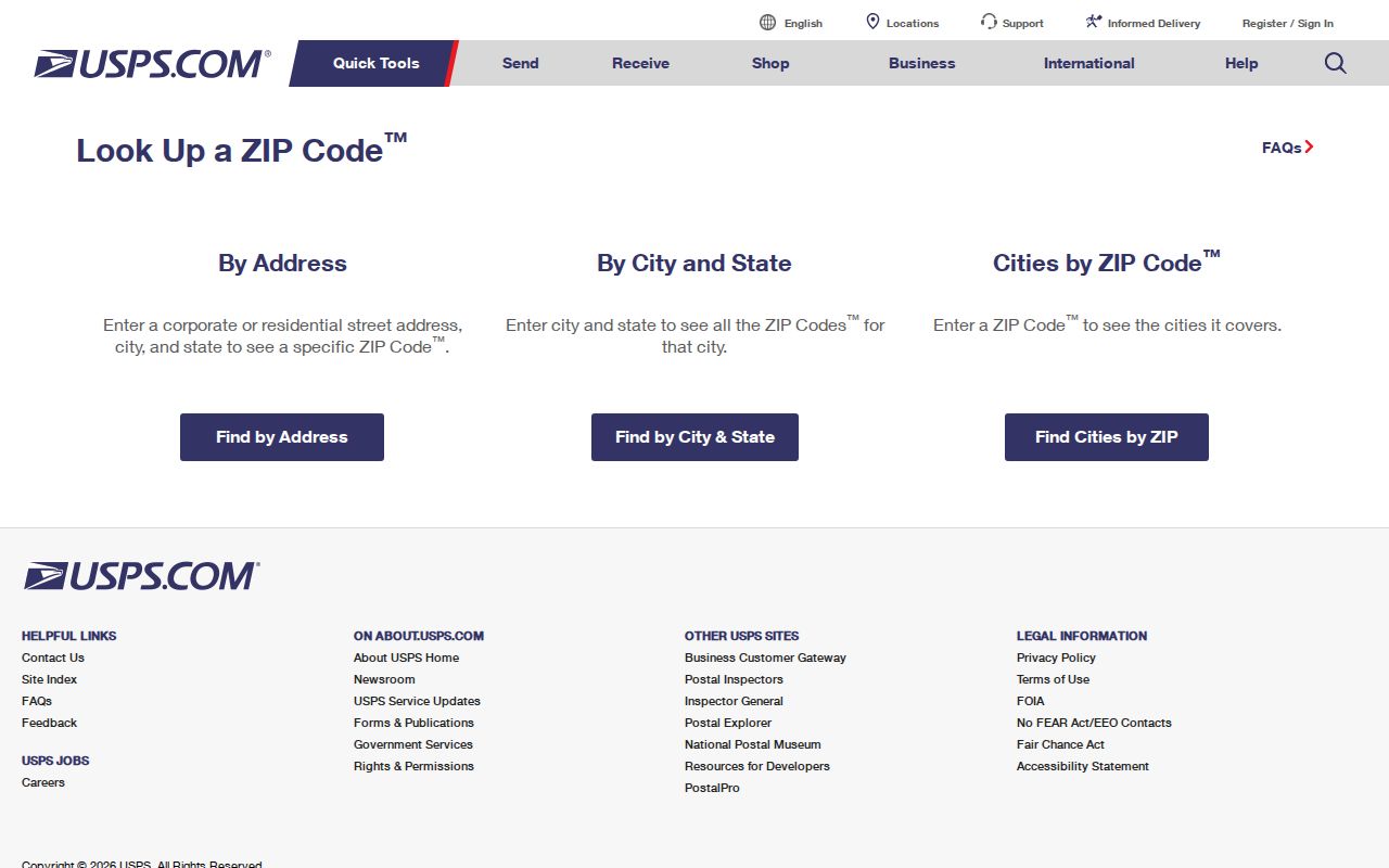 Kalamazoo ZIP directory USPS address and city state lookup modes